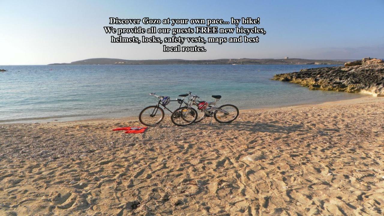 Great Seaviews Location - Free Gozo Taxi Service, Fast Wifi, Bicycles, Bbq & Parking, No Car Needed Għajnsielem Exterior foto